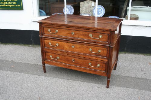 Period Walnut Louis Xvi Commode