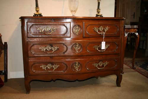 Louis Xv Period Oak Commode