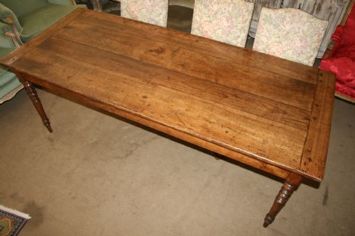 French Cherry Wood Farm Table