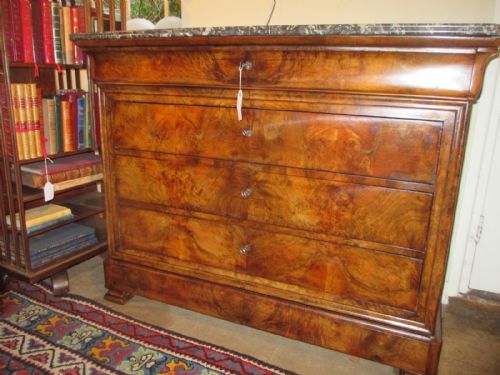 Louis Philippe Walnut Commode