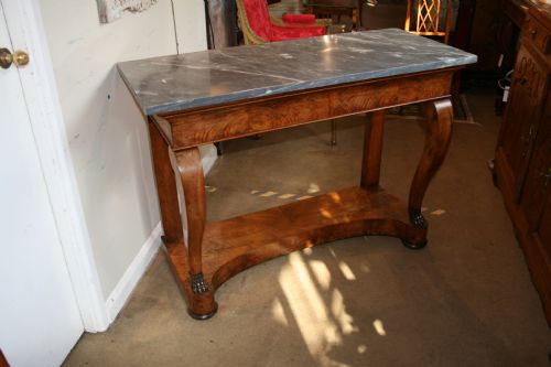 French Walnut Period Console Table
