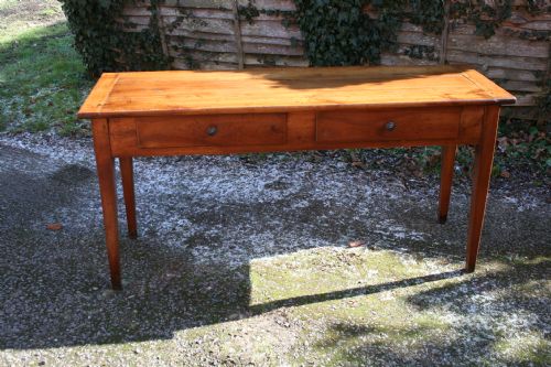 French Cherry Wood Serving /Side Table