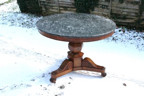 French Period Mahogany Gueridon