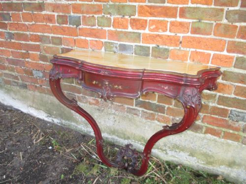 PAINTED CONSOLE TABLE - ADDITIONAL PHOTO 2