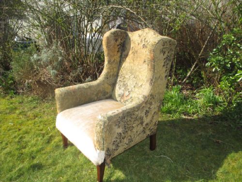 Large Wing-back Armchair