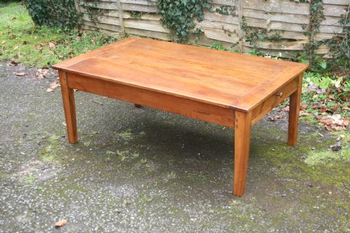 Solid Cherry Wood Coffee Table