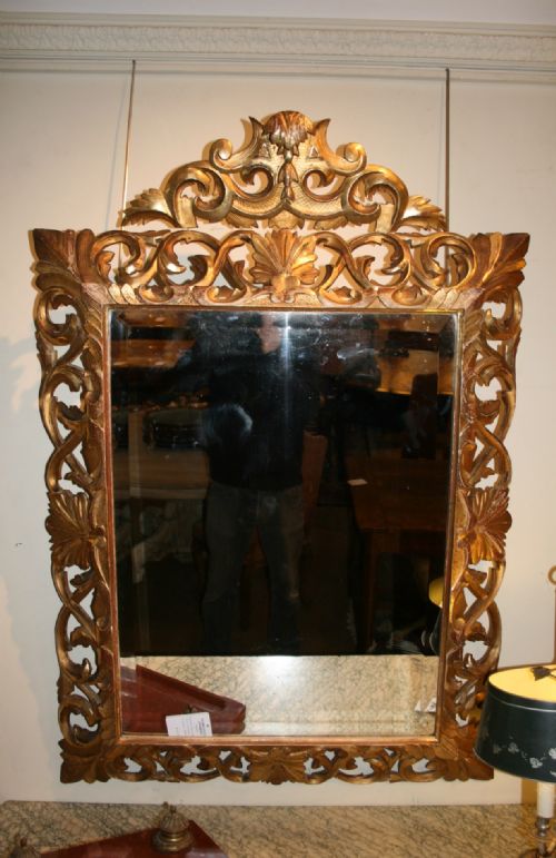 French Rococo Style Mirror