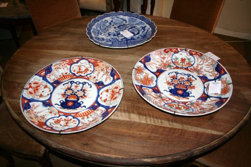 Pair Imari Chargers