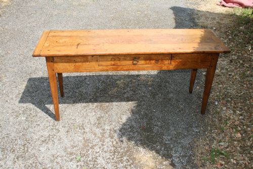 Burr Elm Serving Side Table