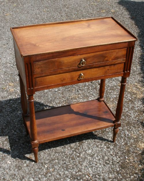 18th Century Walnut French Side Table