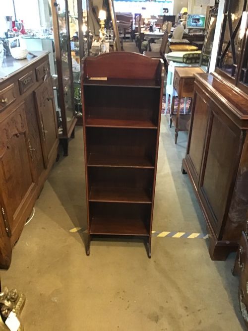 Small Mahogany Open Bookcase
