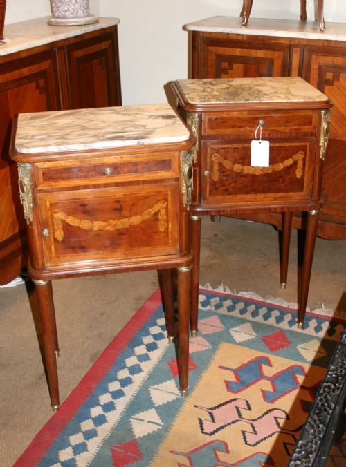 Pair of French Bedside Tables