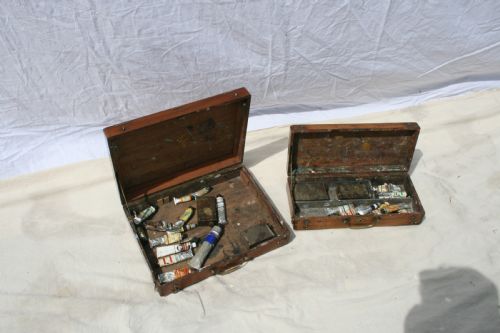 Two French Artists Boxes