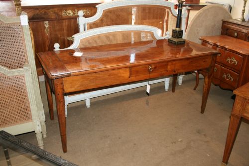 French Cherry Wood Farm Table