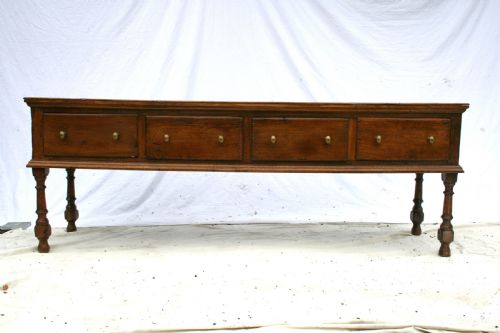 18th Century English Oak Dresser Base