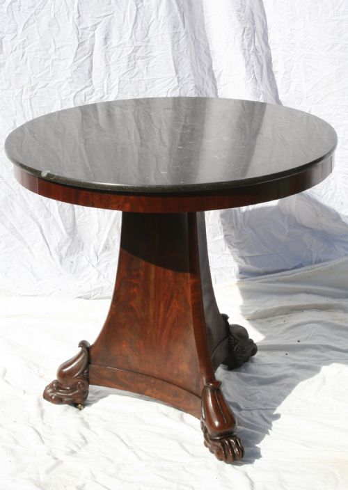 Louis Phillipe Period French Mahogany Center Table or Gueridon