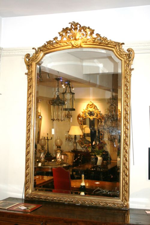 Large French 19th Century Gilt  Mirror