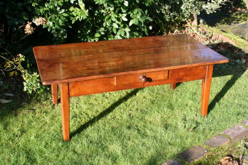 French Cherry Wood Coffee Table