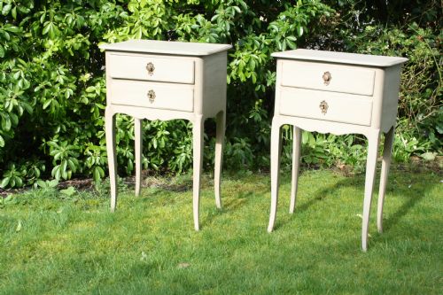 Pretty Pair of French Bedside Stands