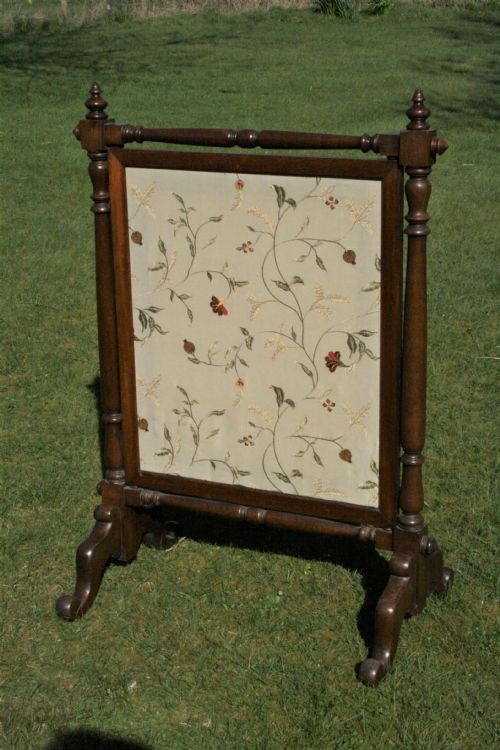 Victorian Fire Screen