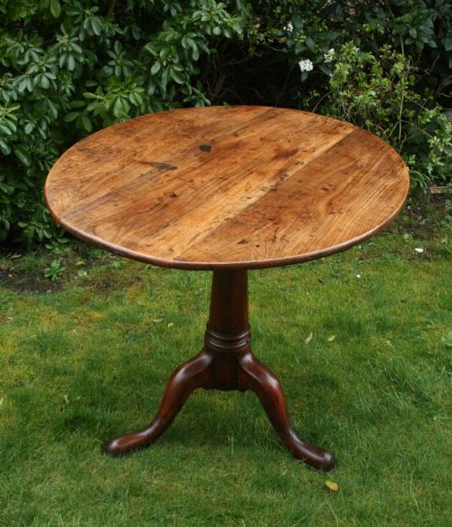 18th Century Fruit-wood Tilt Top Table