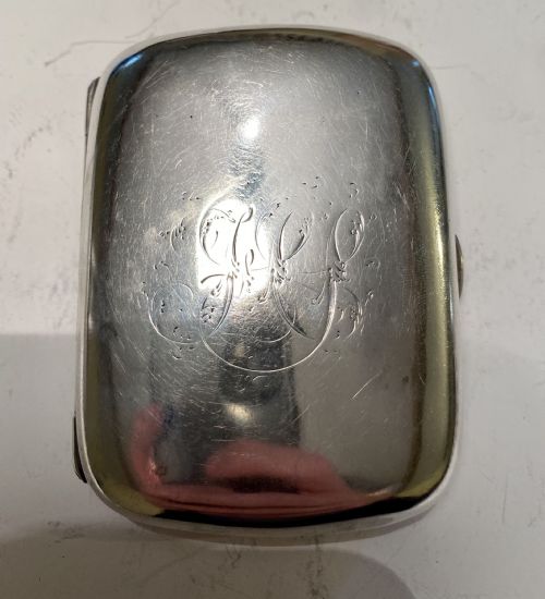 Sterling Silver Cigarette Case