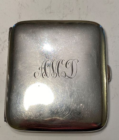 Sterling Silver Cigarette Case