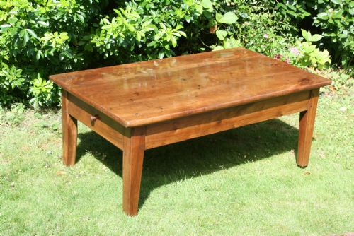 French Cherry Wood Coffee Table