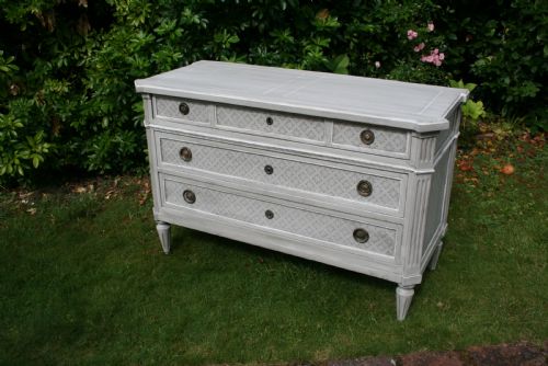 Pretty Painted French Commode