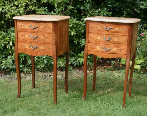 Pair of Louis Xv Style Bedsides