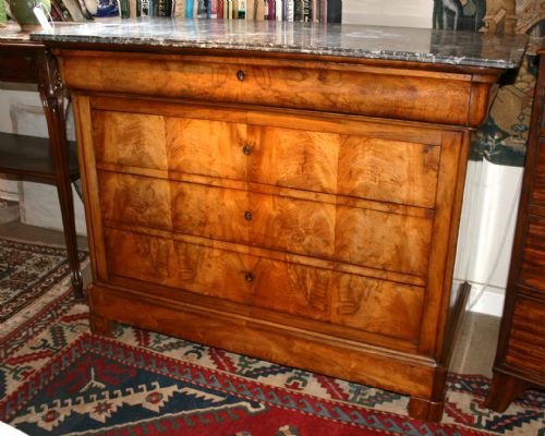 Louis Philippe Walnut Commode