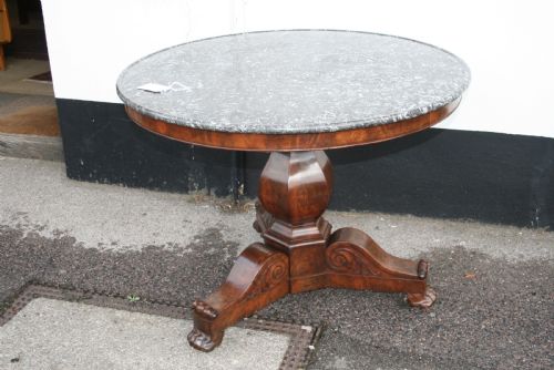 Louis Philippe Mahogany Center Table , Gueridon