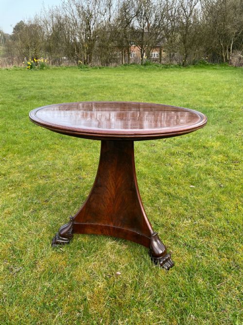 French Mahogany Gueridon Centre Table