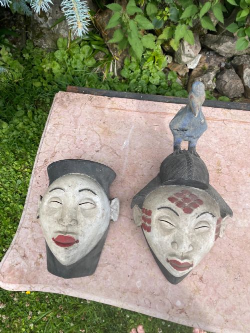 A Pair of Okuyi Masks