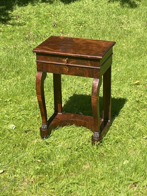 Small Mahogany Console / Work Table