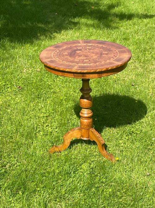 Italian Inlaid Occasional Table