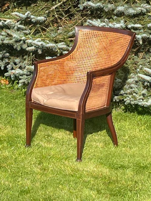 Edwardian Bergere Chair