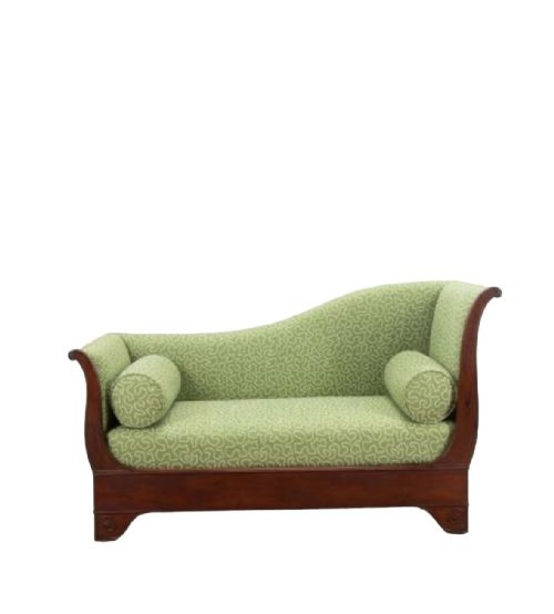 19TH C FRENCH EMPIRE MAHOGANY SOFA - ADDITIONAL PHOTO 1