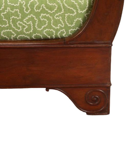 19TH C FRENCH EMPIRE MAHOGANY SOFA - ADDITIONAL PHOTO 2