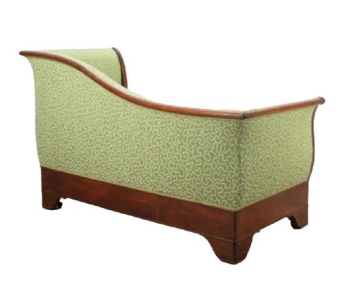 19TH C FRENCH EMPIRE MAHOGANY SOFA - ADDITIONAL PHOTO 4