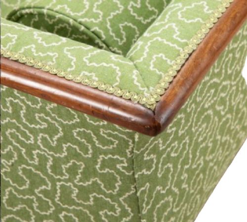 19TH C FRENCH EMPIRE MAHOGANY SOFA - ADDITIONAL PHOTO 8
