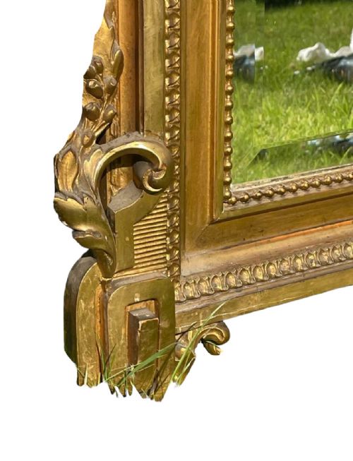 19TH CENTURY FRENCH GILT MIRROR - ADDITIONAL PHOTO 4