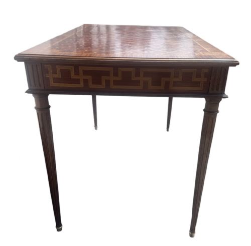 LATE 19TH C FRENCH PARQUETRY WRITING TABLE - ADDITIONAL PHOTO 2