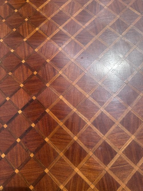 LATE 19TH C FRENCH PARQUETRY WRITING TABLE - ADDITIONAL PHOTO 4