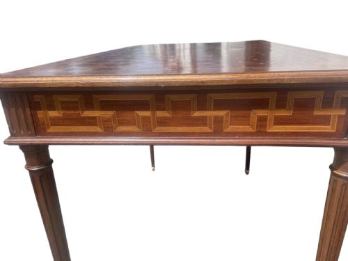 LATE 19TH C FRENCH PARQUETRY WRITING TABLE - ADDITIONAL PHOTO 5