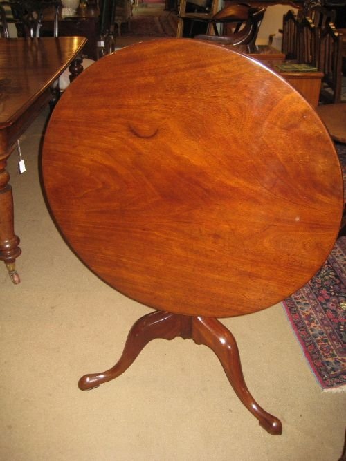 Mahogany Tripod Table
