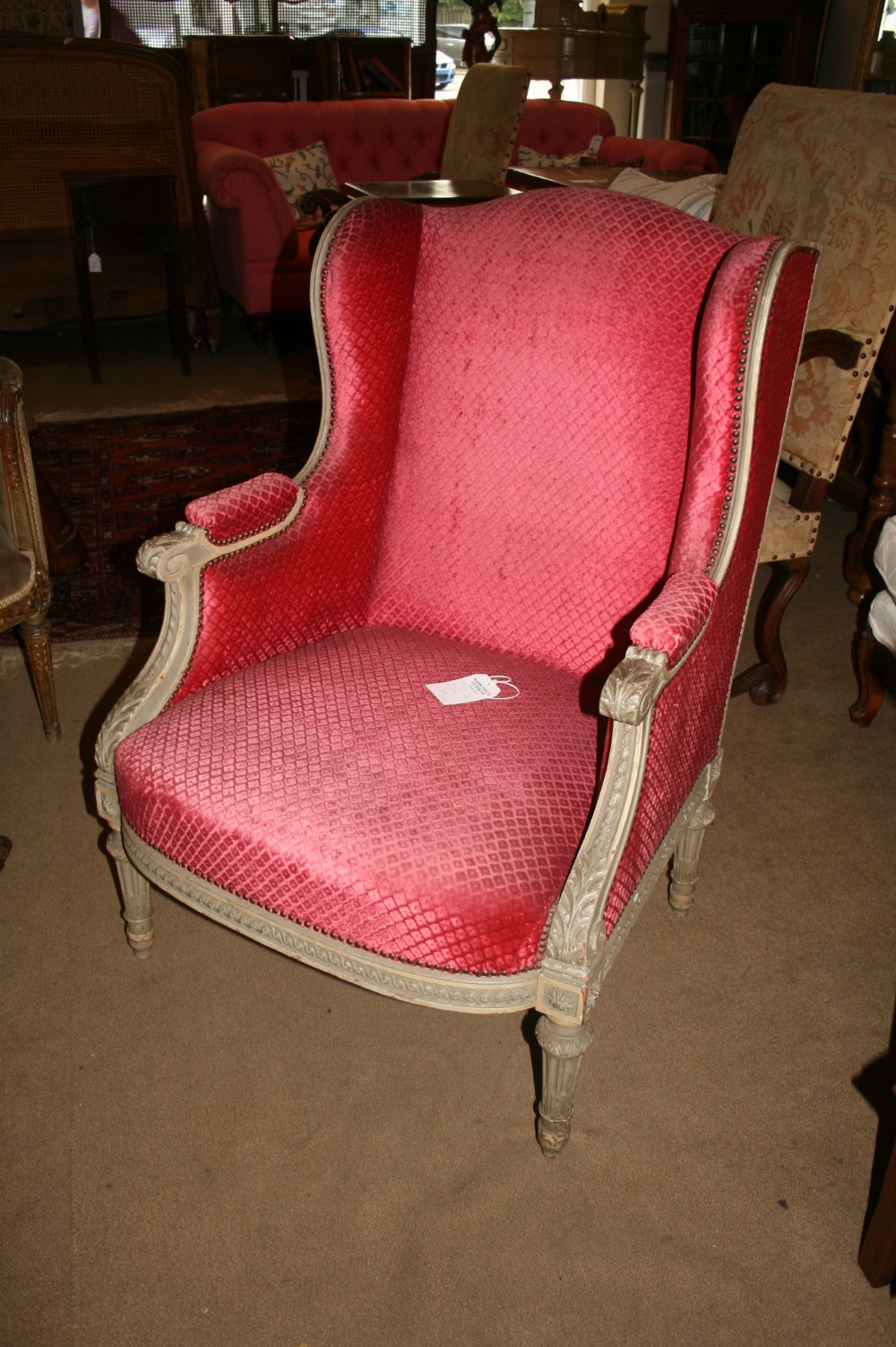 French painted wing bergere