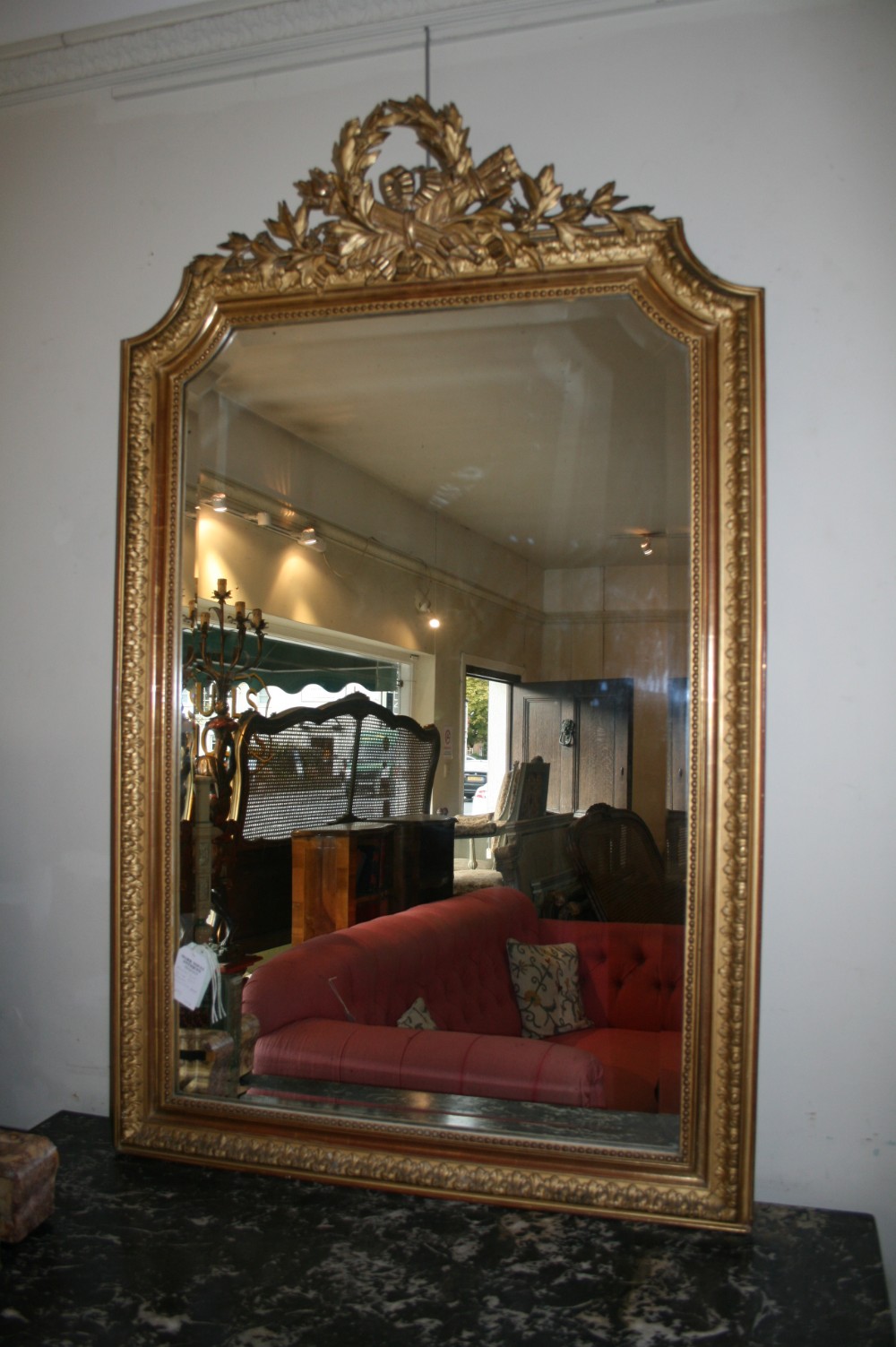 French gilt mirror 