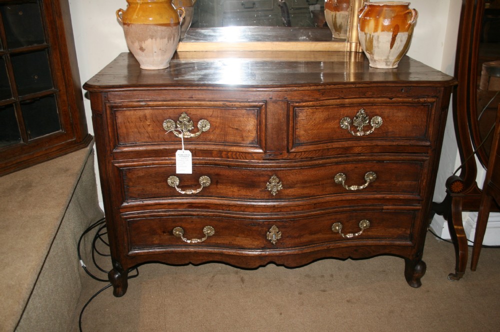 rare 18th oak commode 