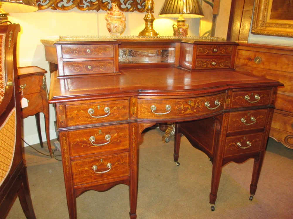 Marquetry desk